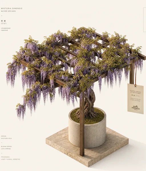 Wisteria Sinensis — Mature, specimen